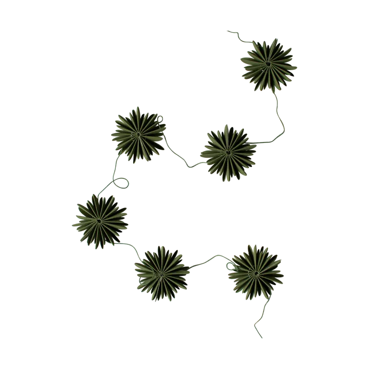 Garland girlander snøfnugg - Green - DBKD