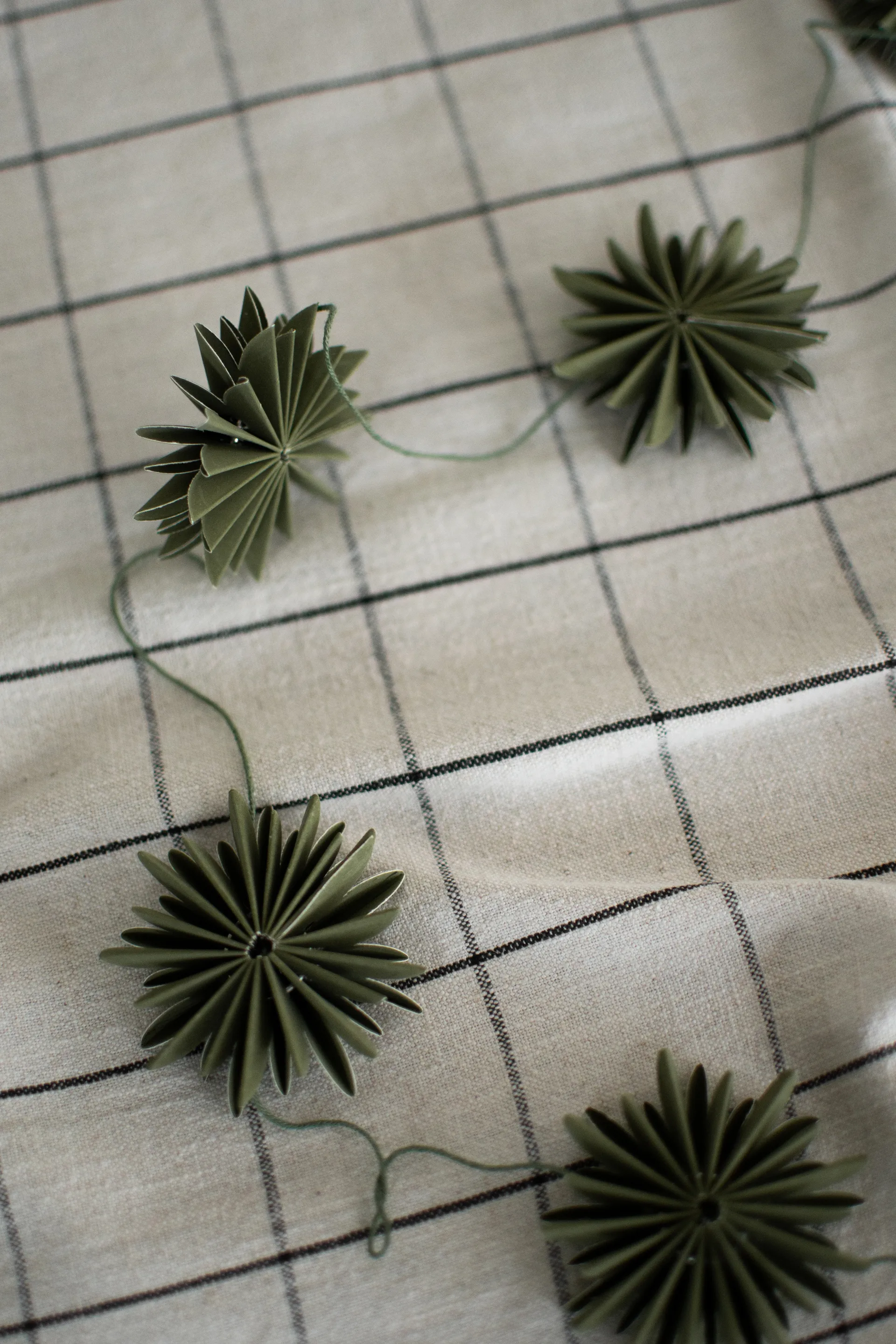 Garland girlander snøfnugg, Green DBKD