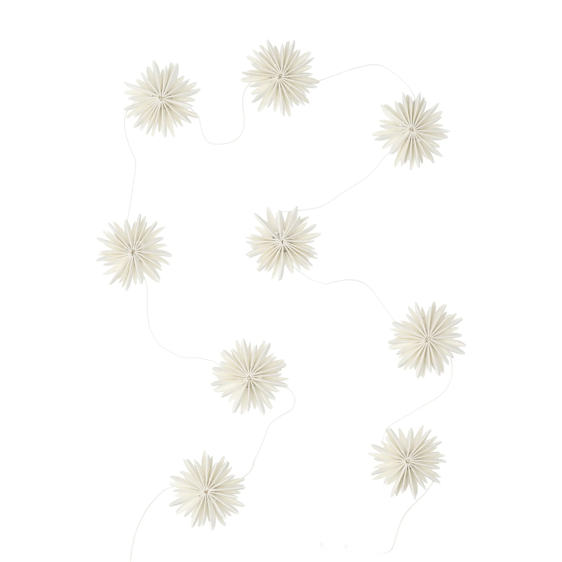 Garland girlander snøfnugg, White  DBKD