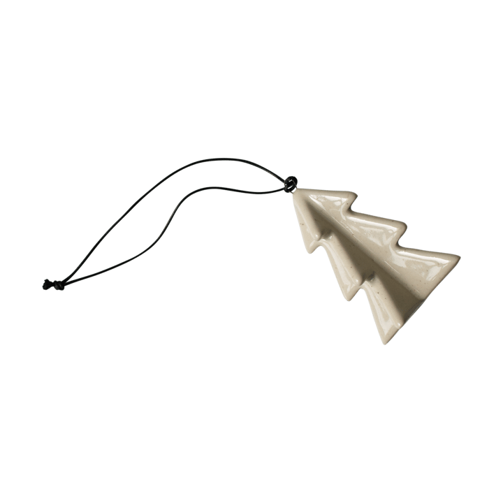Hengende vintertre 7 cm - Vanilla - DBKD