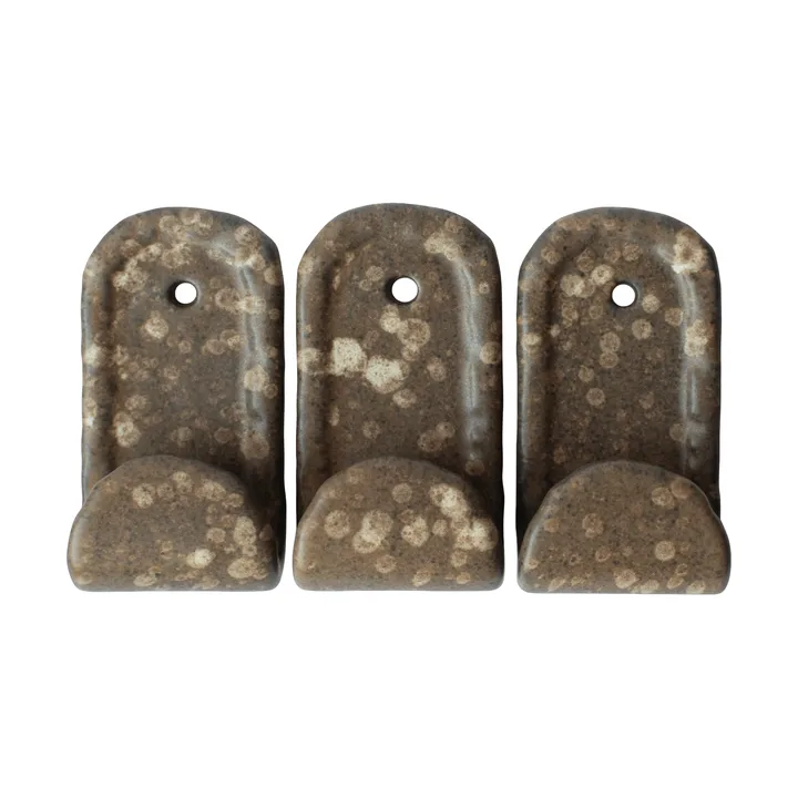 Hook kroker 3-pakning - Brown dot - DBKD