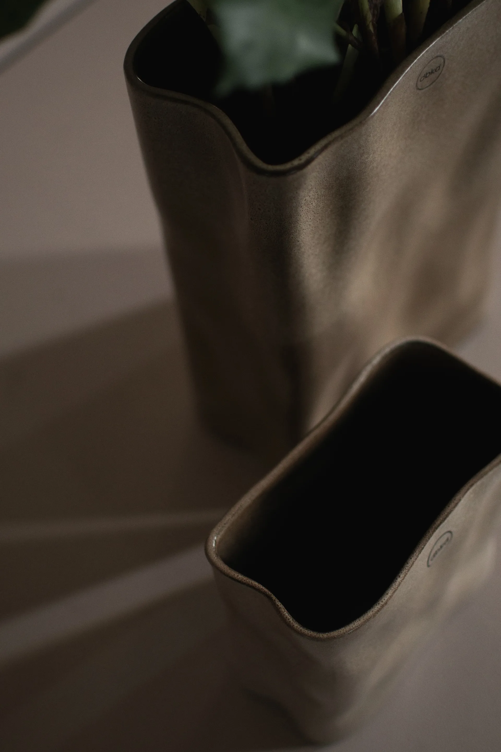 Meadow vase H18 cm, Beige DBKD