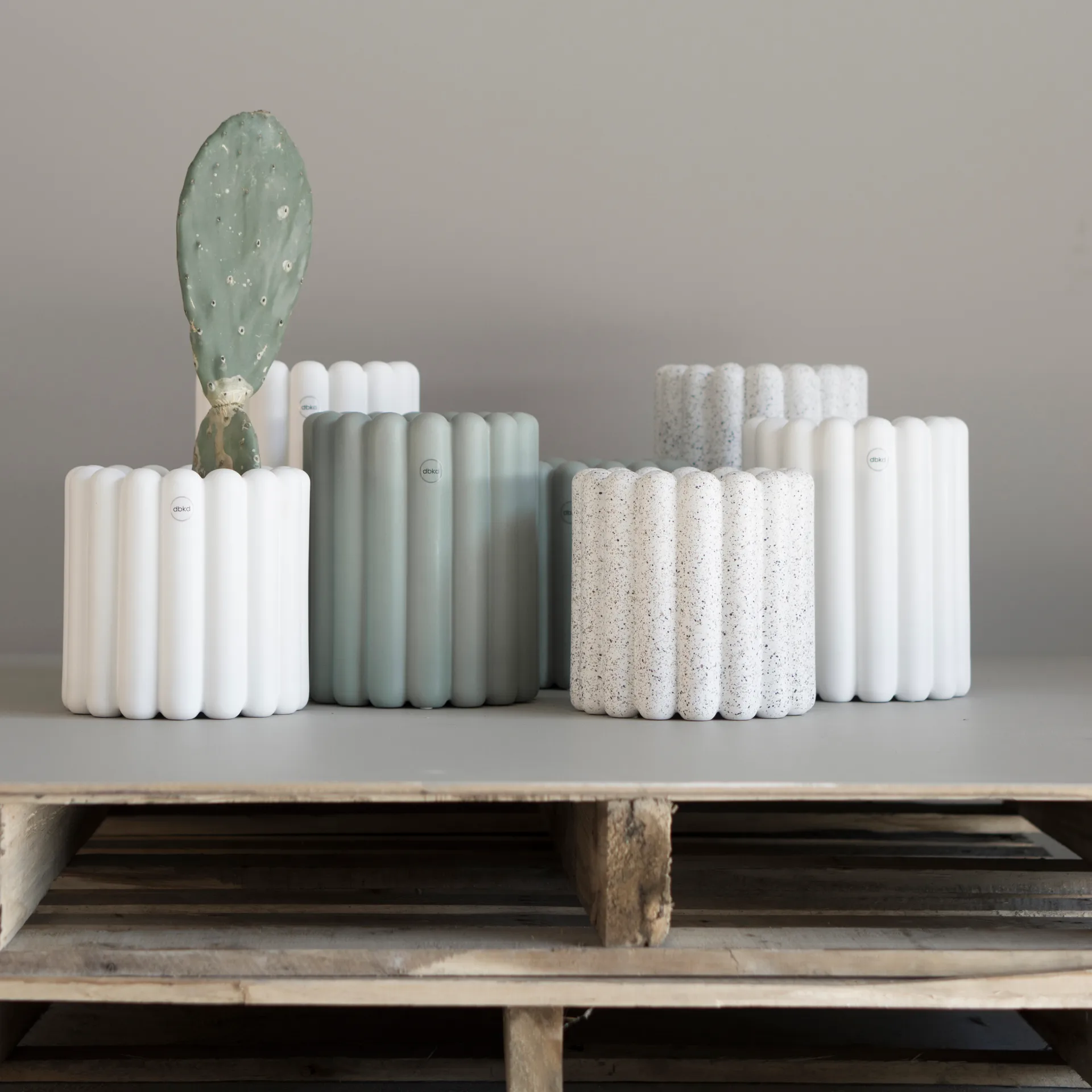 Mist krukke large Ø19x27 cm, White DBKD