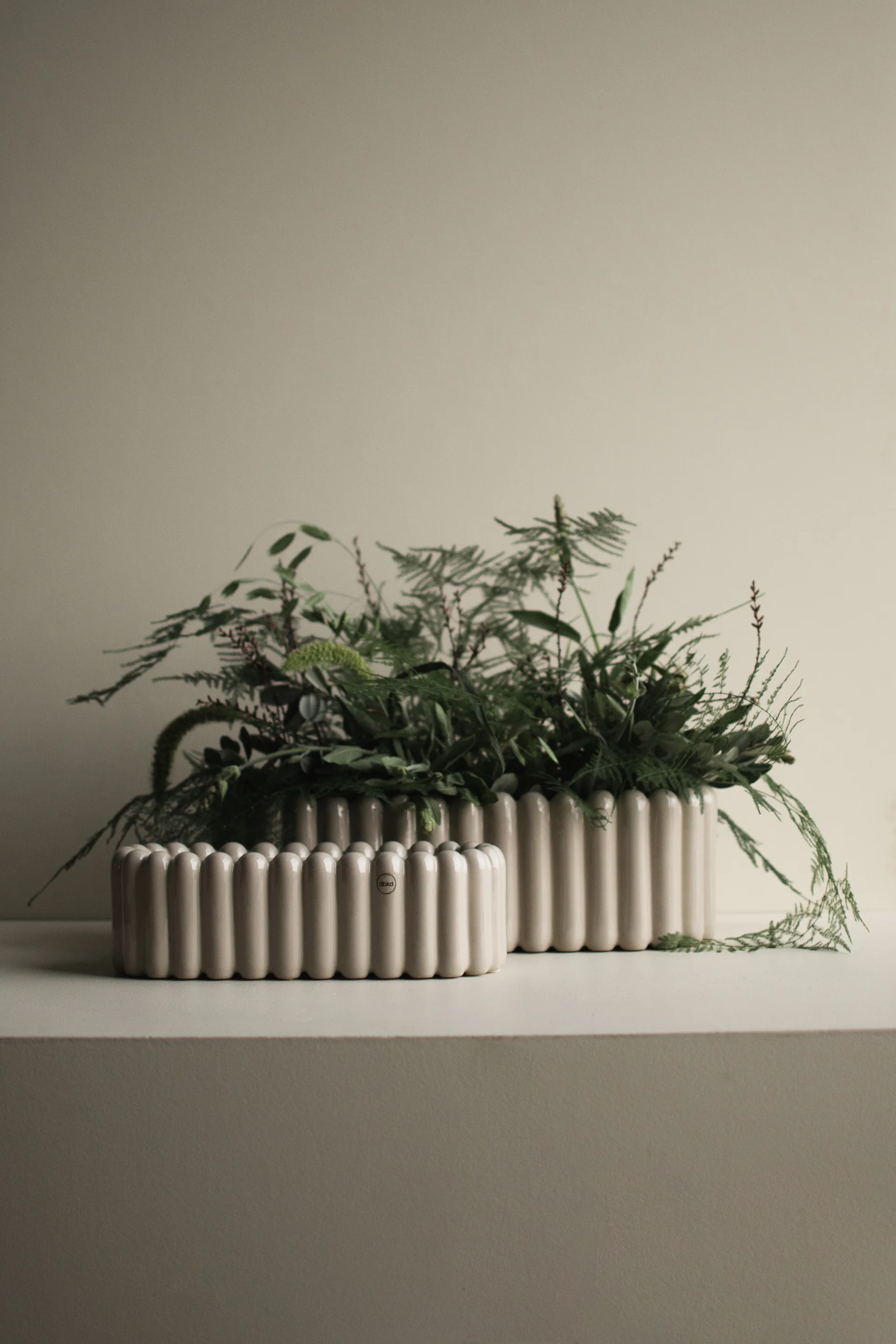 Mist krukke oval, Shiney mole DBKD