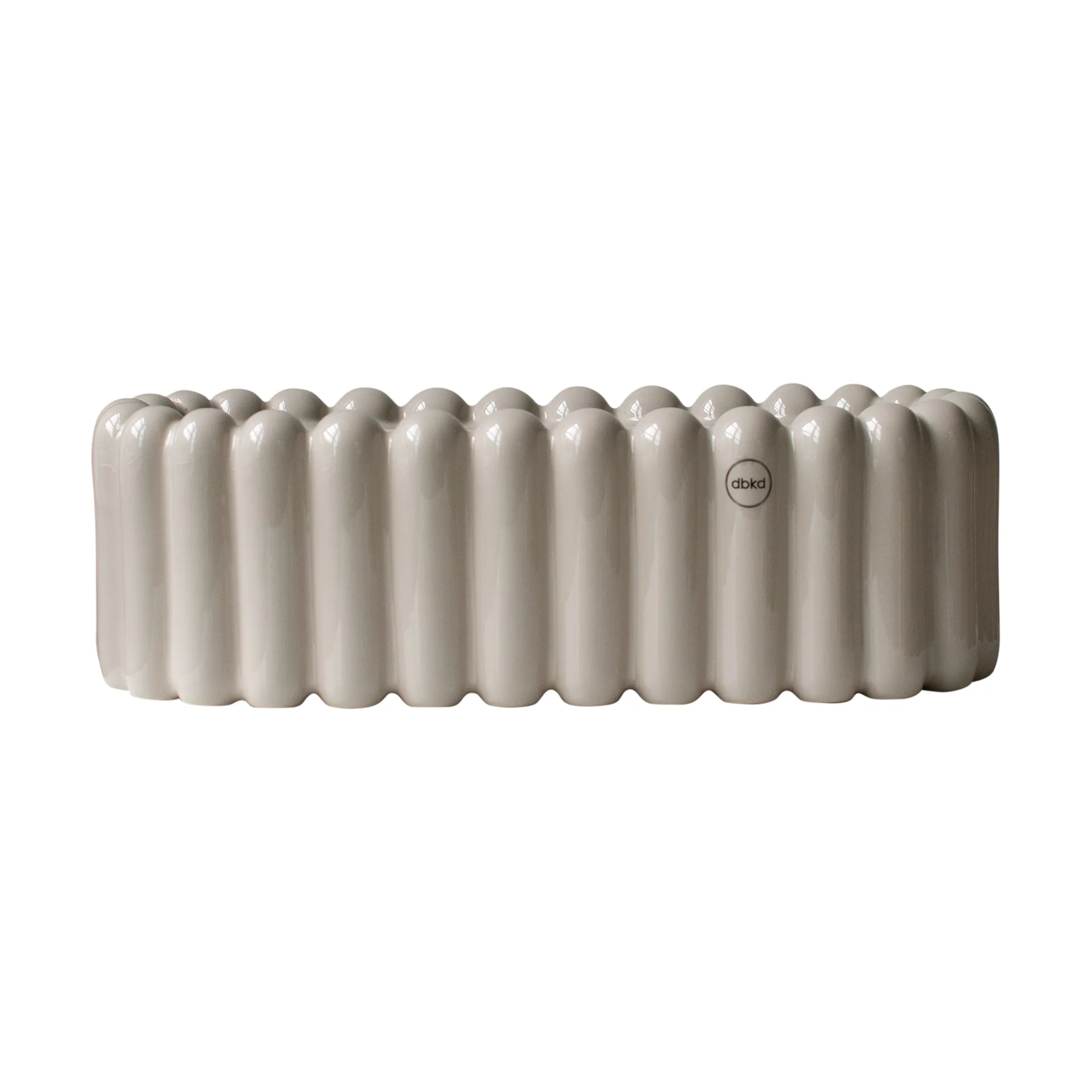 Mist potte oval small 35 cm, Shiney mole DBKD