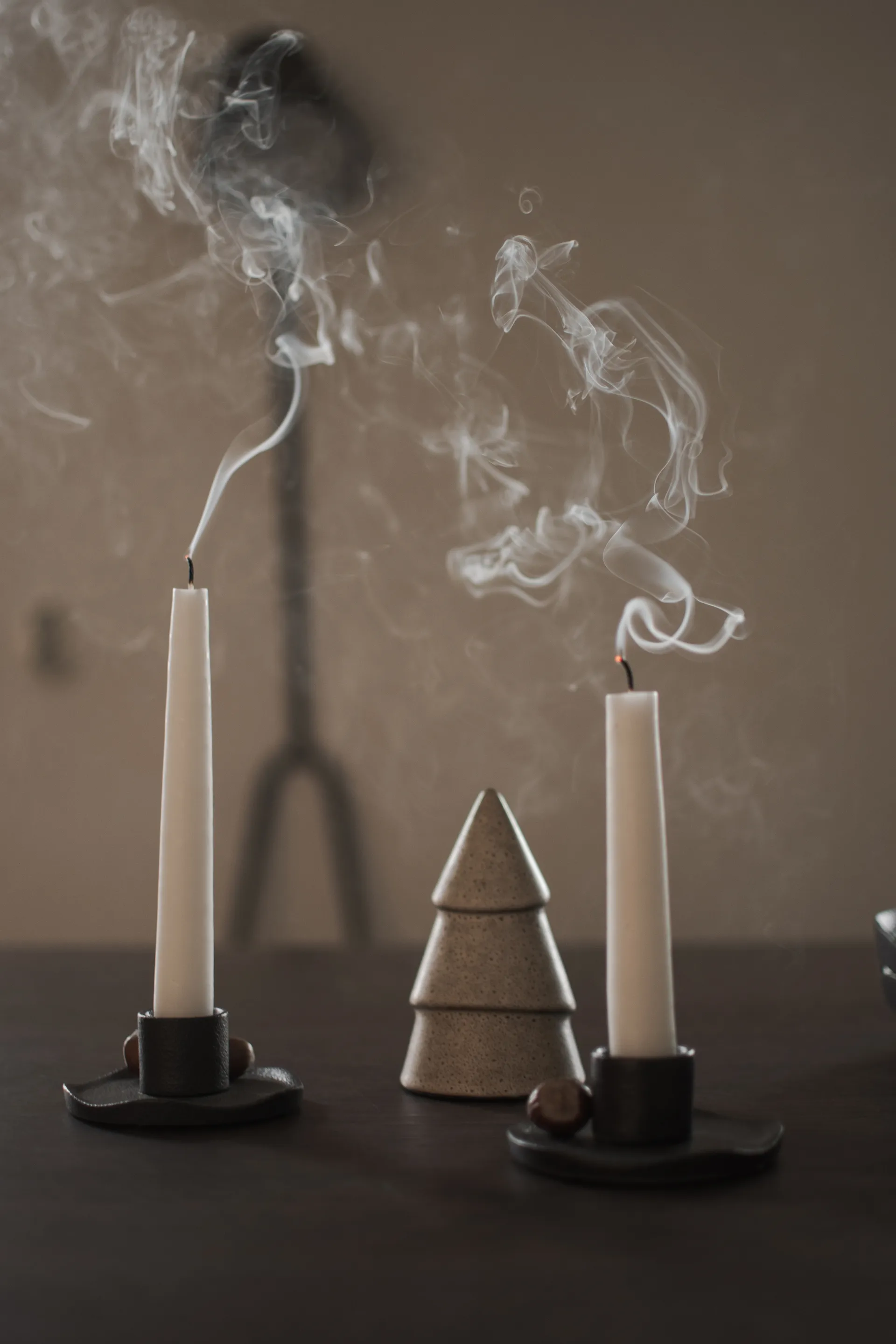 Narrow juletre beige, Small 11 cm DBKD