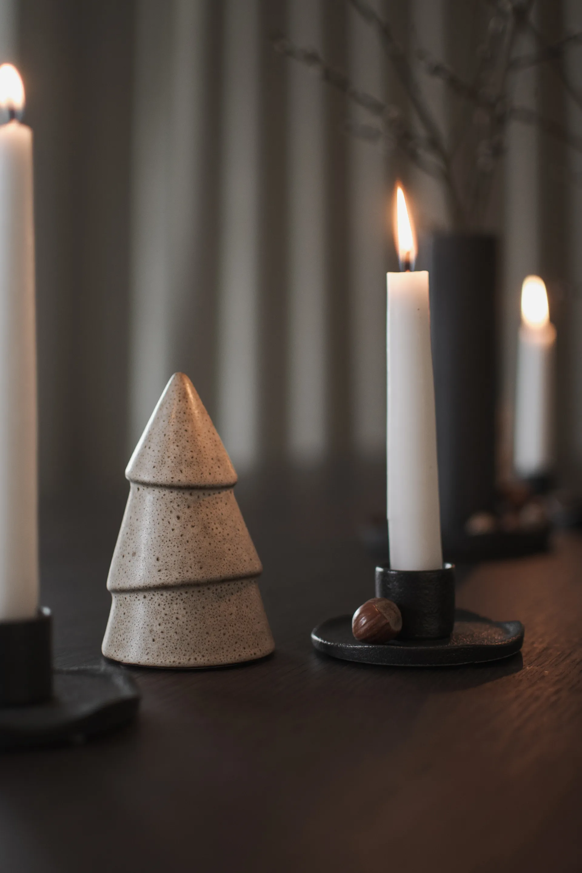 Narrow juletre beige, Small 11 cm DBKD