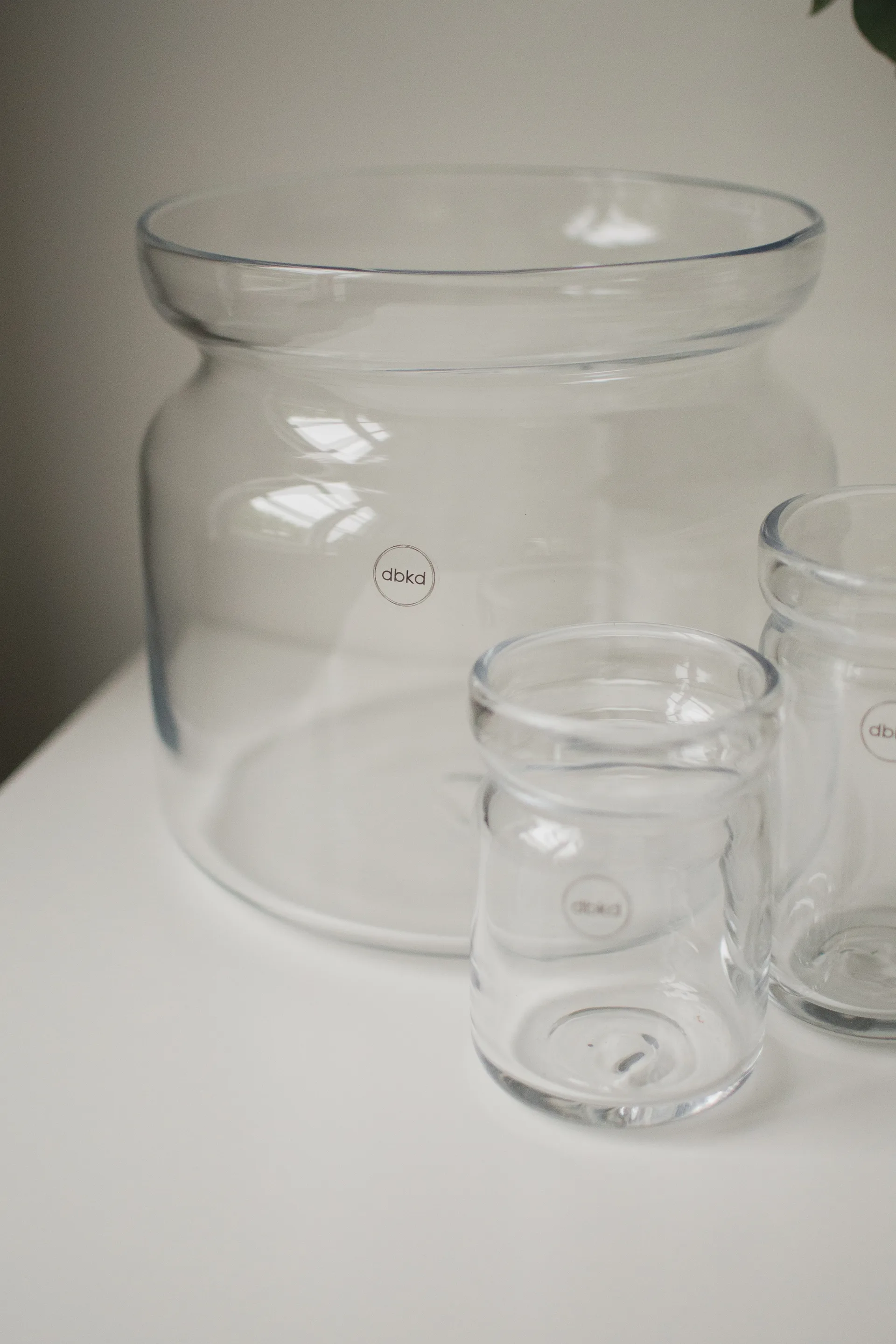 Neck krukke, Clear, Ø22,5x20 cm DBKD