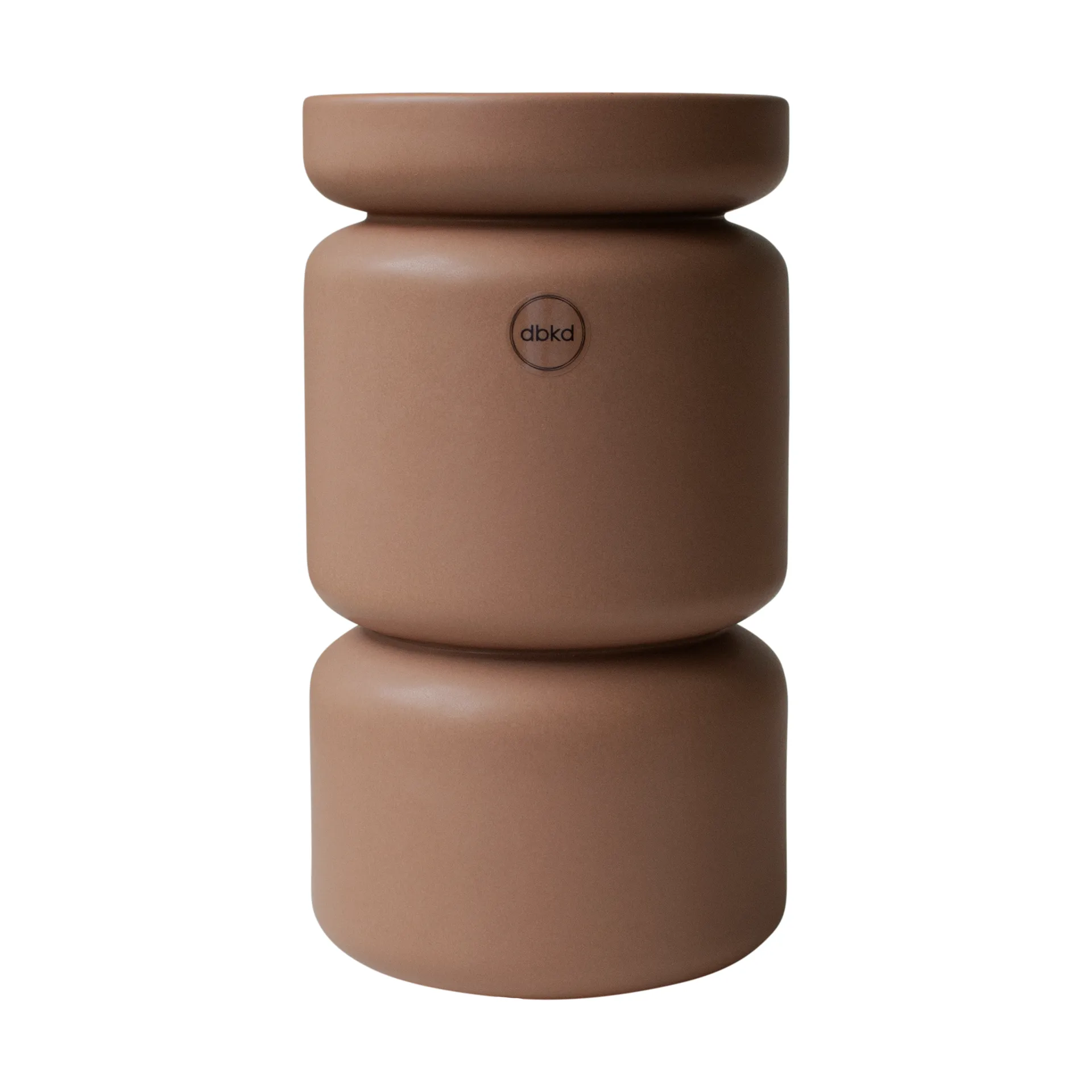 Neck krukke, Nougat, Ø12x22,5 cm DBKD