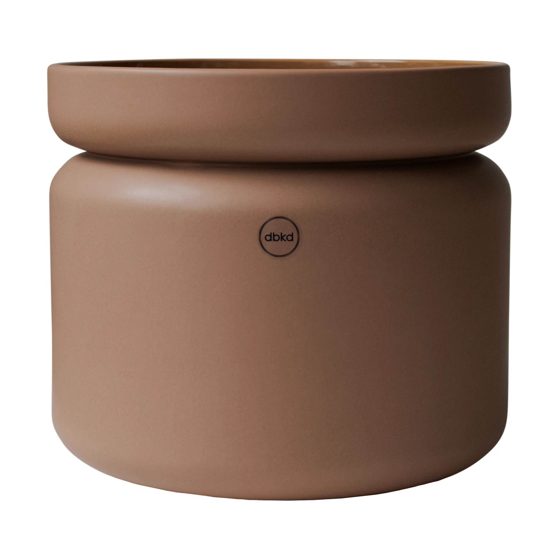 Neck krukke, Nougat, Ø22,5x20 cm DBKD