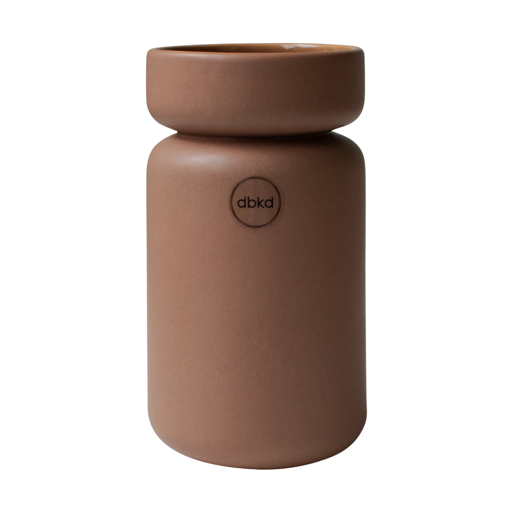 Neck krukke, Nougat, Ø8x15 cm DBKD