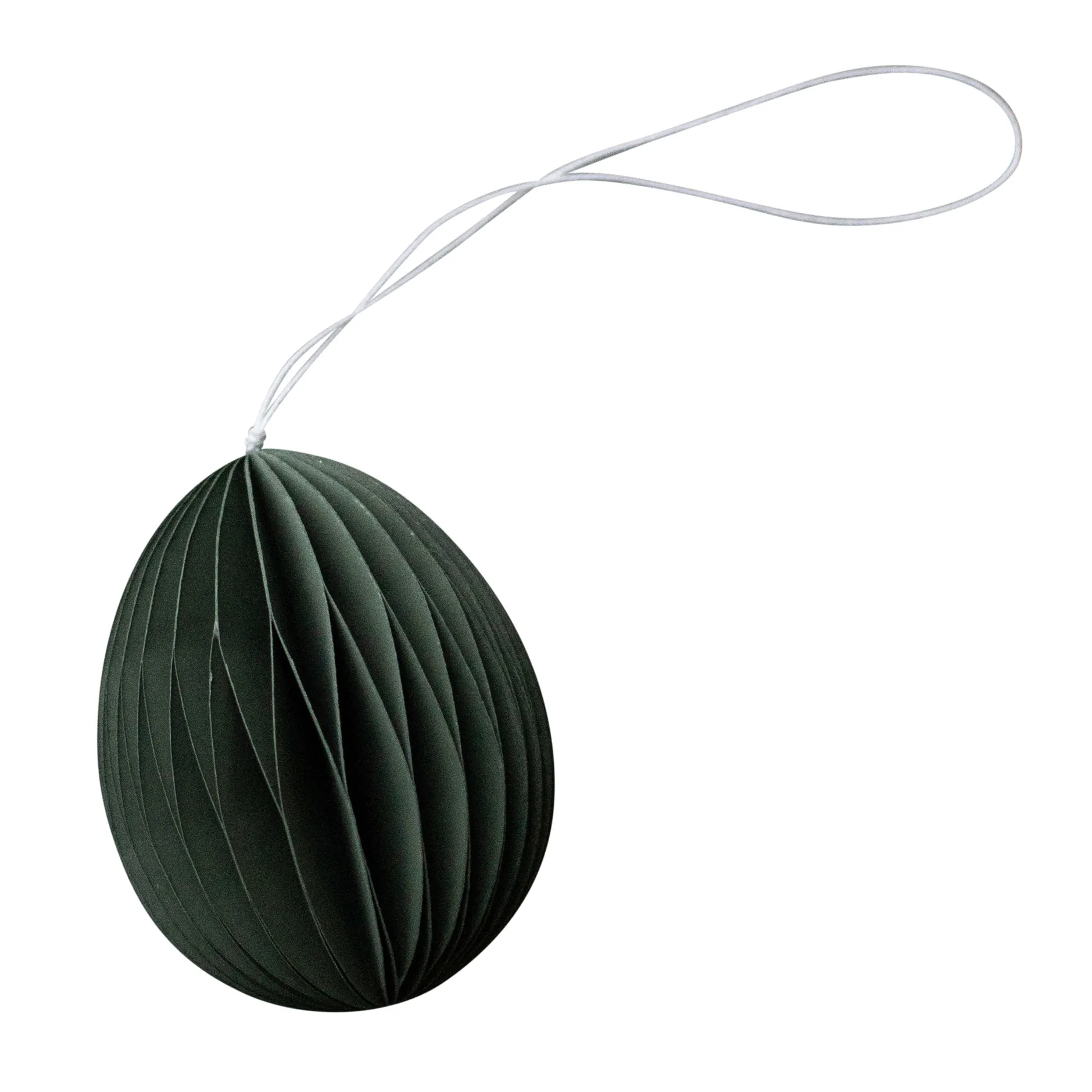Ovoid påskepynt papir 7 cm, Moss DBKD