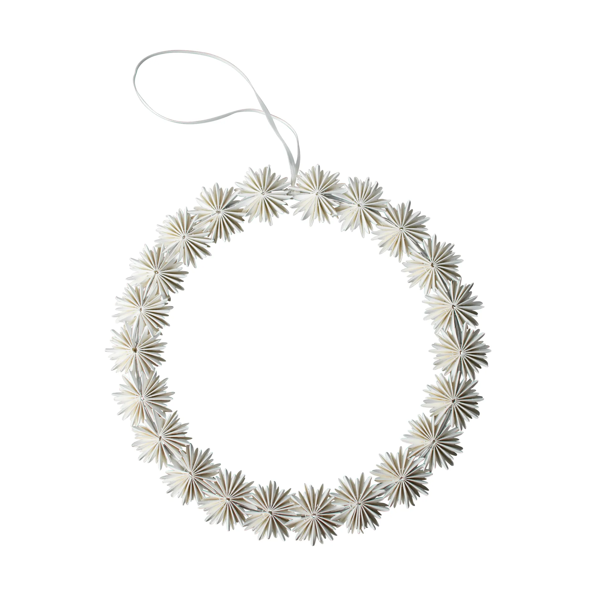 Paper Flake krans juleanheng, White DBKD