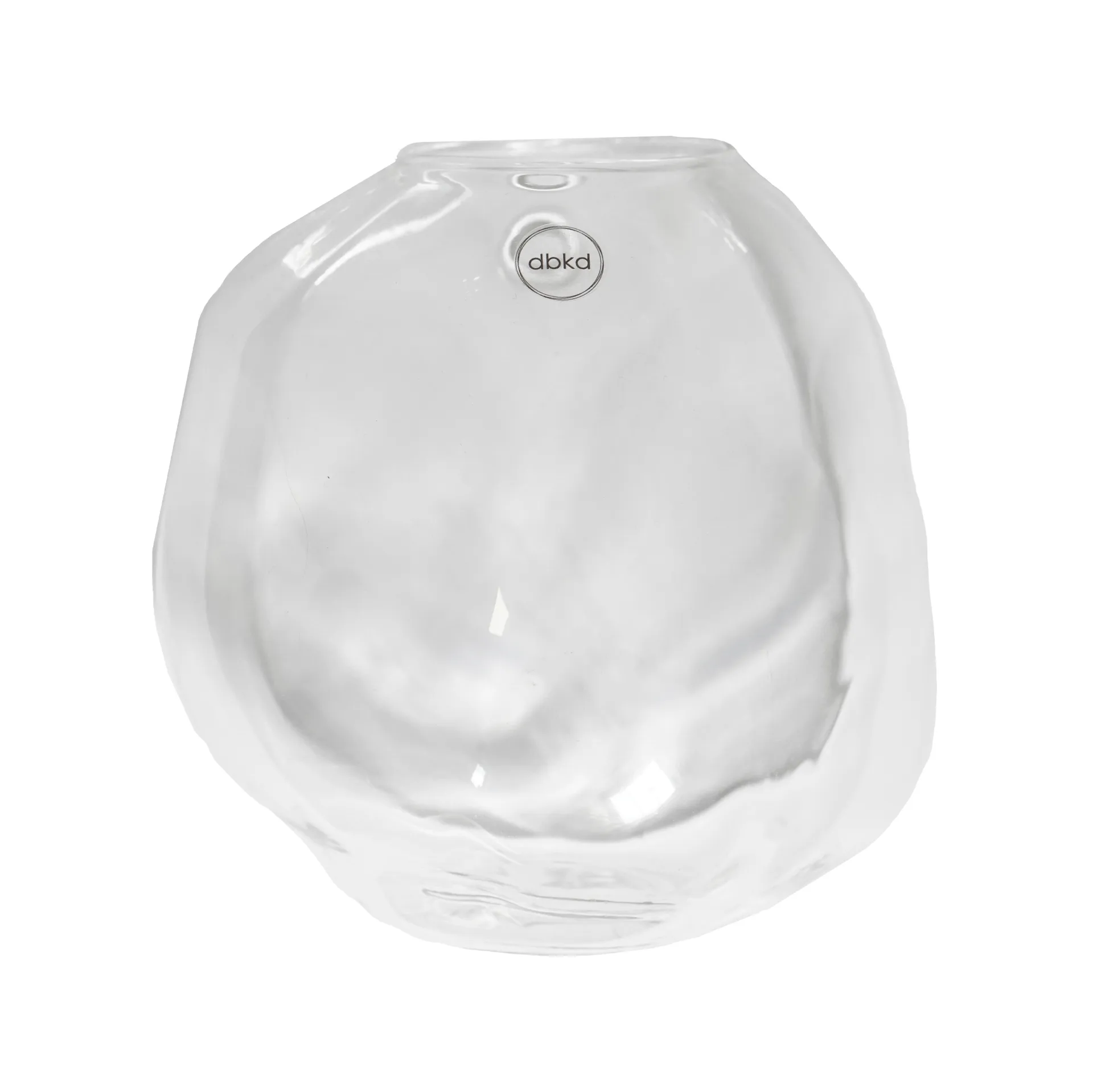 Pebble vegghengt vase klar, Stor Ø18 cm DBKD