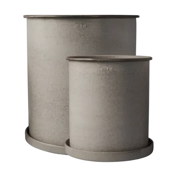 Plant pot krukke large 2-pakning - Beige - DBKD