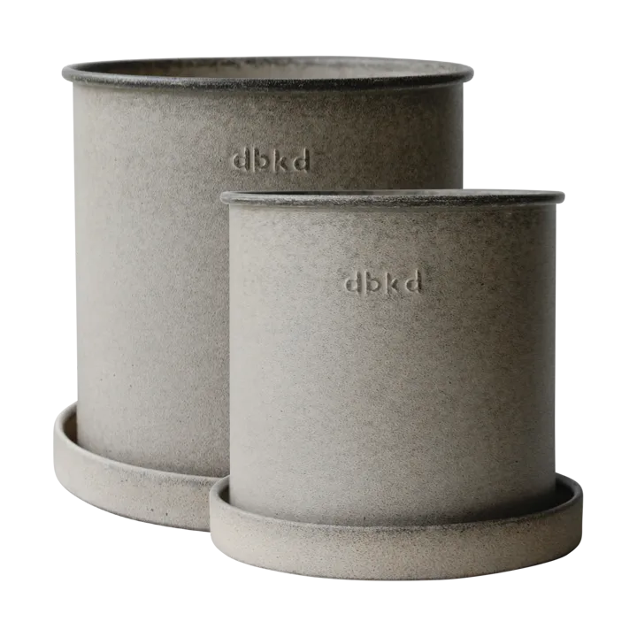 Plant pot krukke small 2-pakning - Beige - DBKD