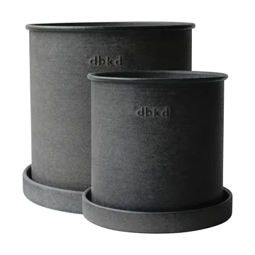 Plant pot krukke small 2-pakning - Black - DBKD
