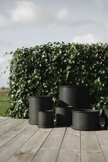 Plant pot krukke small 2-pakning - Black - DBKD