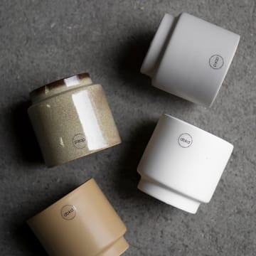 Solid krukke white - Liten ø10 cm - DBKD