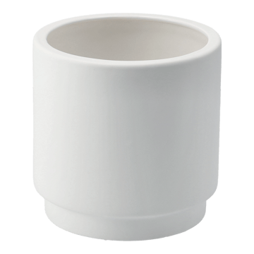 Solid krukke white - Medium ø16 cm - DBKD
