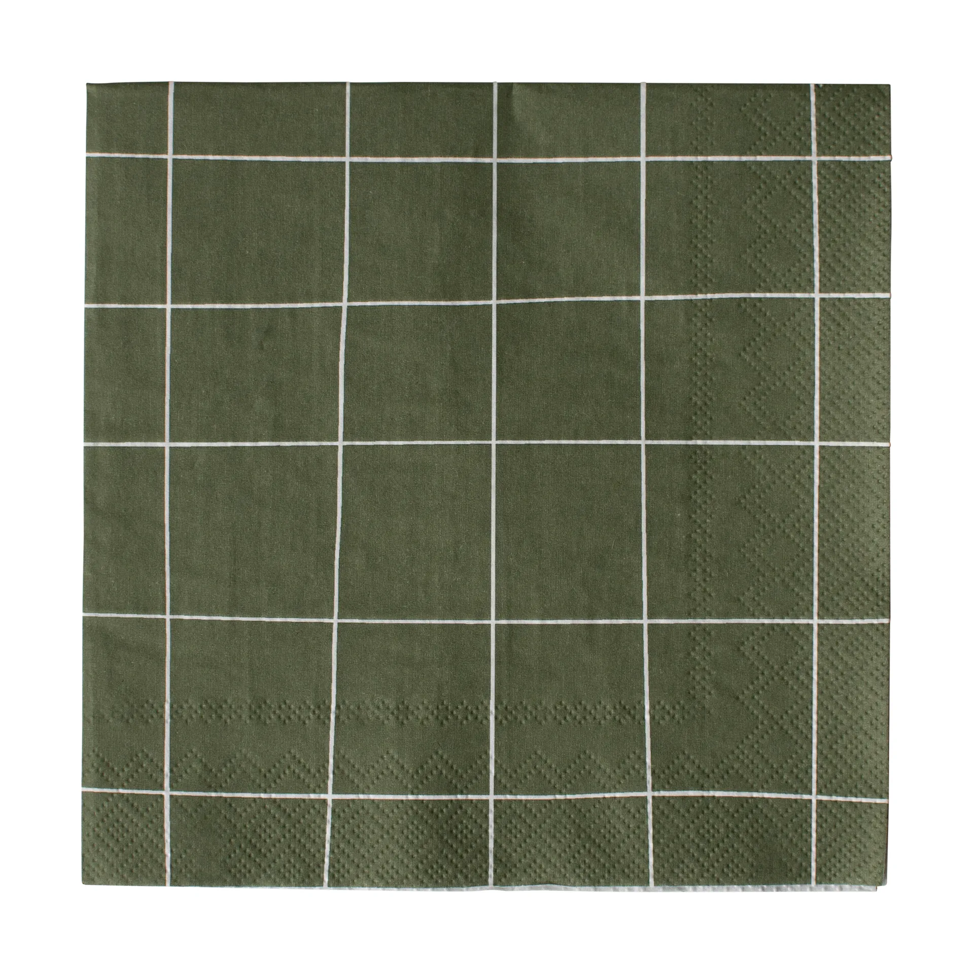Square papirserviett 33x33 cm 20-pakning, Green DBKD