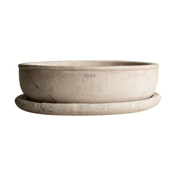 Terra bowl krukke - Sand, Ø30x10,5 cm - DBKD