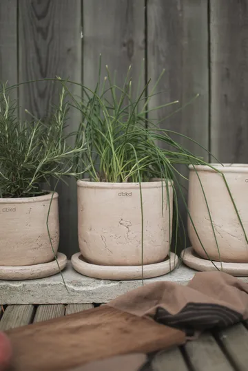 Terra krukke - Sand, Ø16x16 cm - DBKD