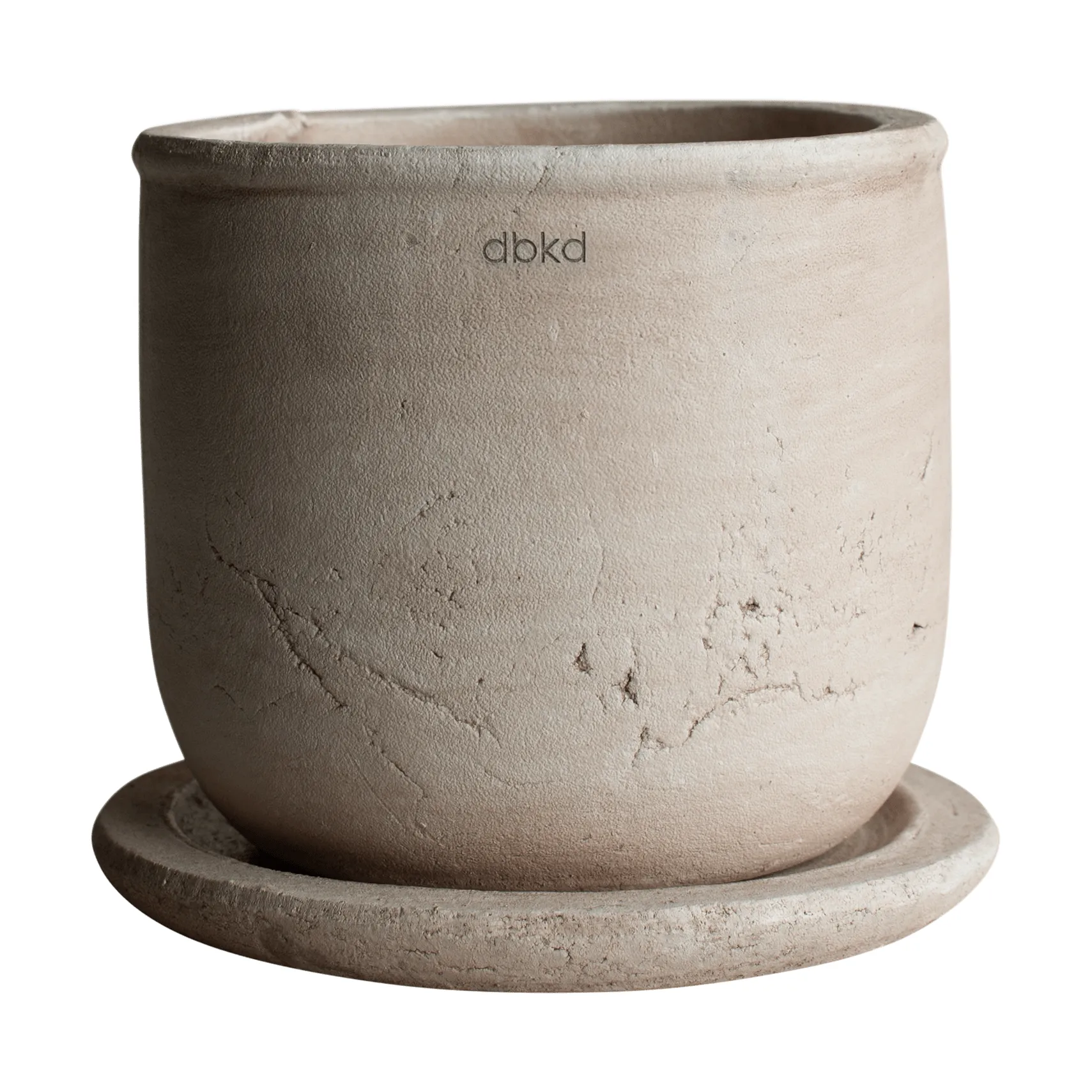 Terra krukke, Sand, Ø18x18 cm DBKD
