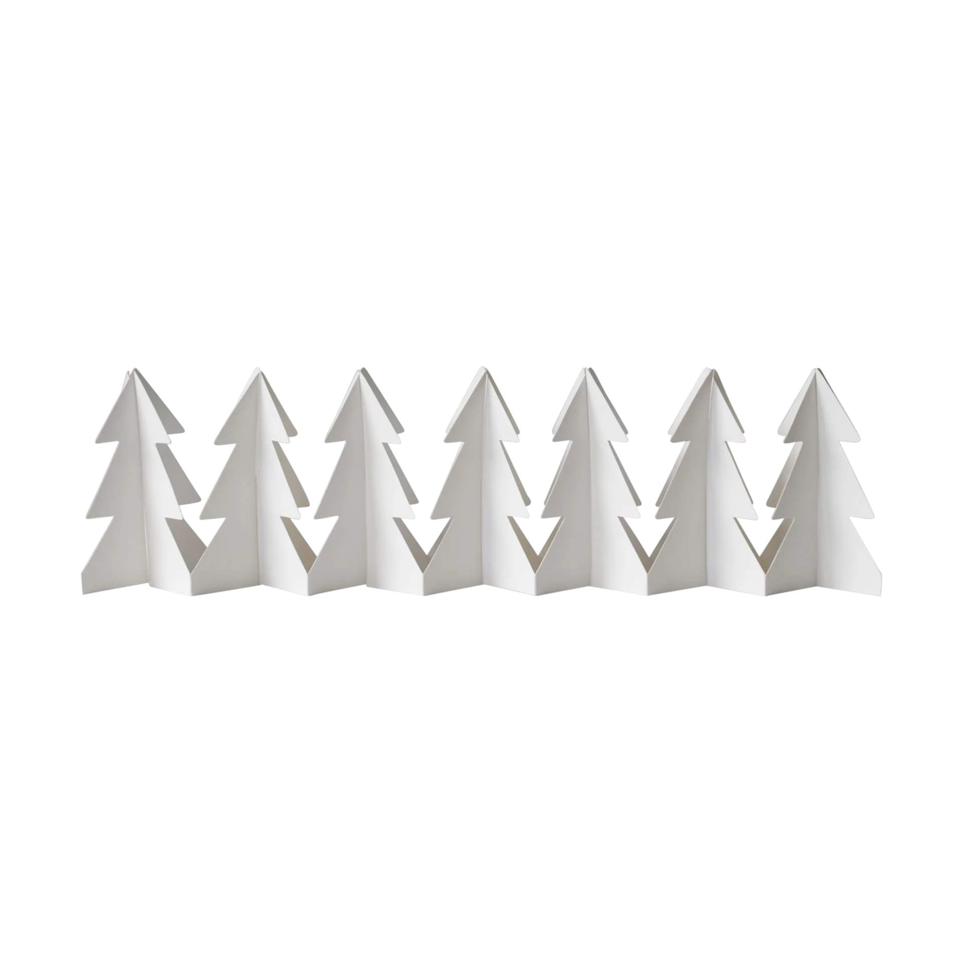 Tree in a row dekorasjon 60 cm, White, 7x60 cm DBKD