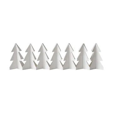 Tree in a row dekorasjon 60 cm - White, 7x60 cm - DBKD