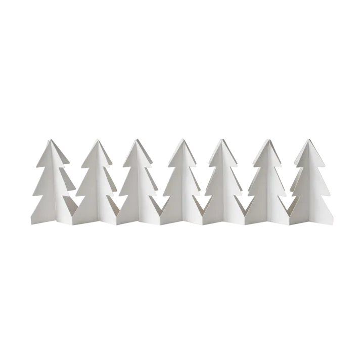 Tree in a row dekorasjon 60 cm - White, 7x60 cm - DBKD