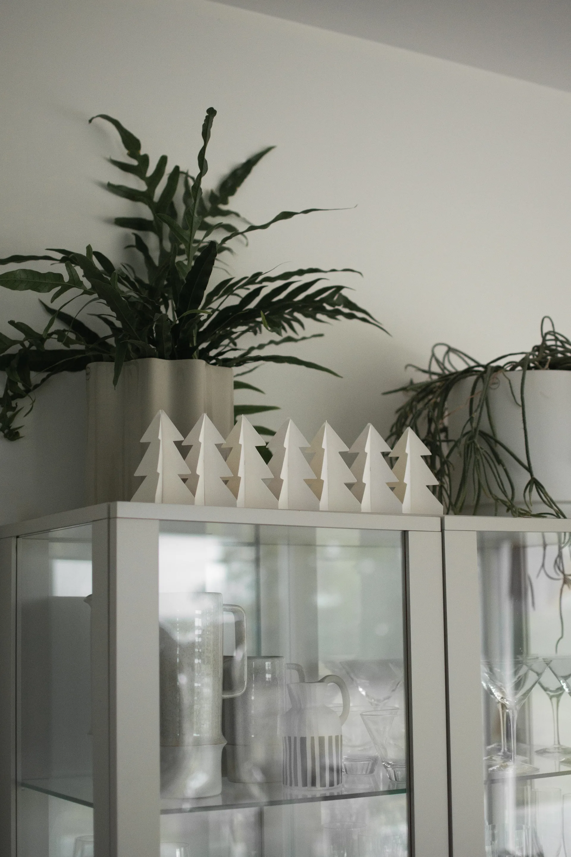 Tree in a row dekorasjon 60 cm, White DBKD