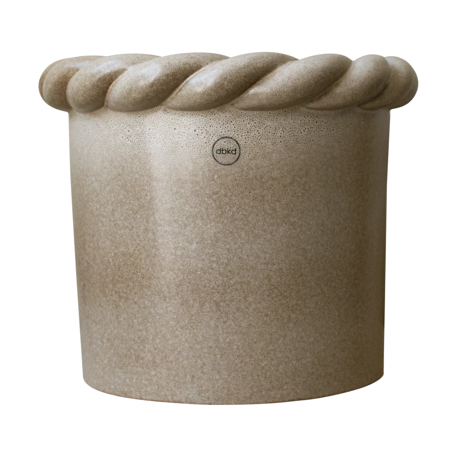 Twine krukke Ø22 cm, Beige DBKD