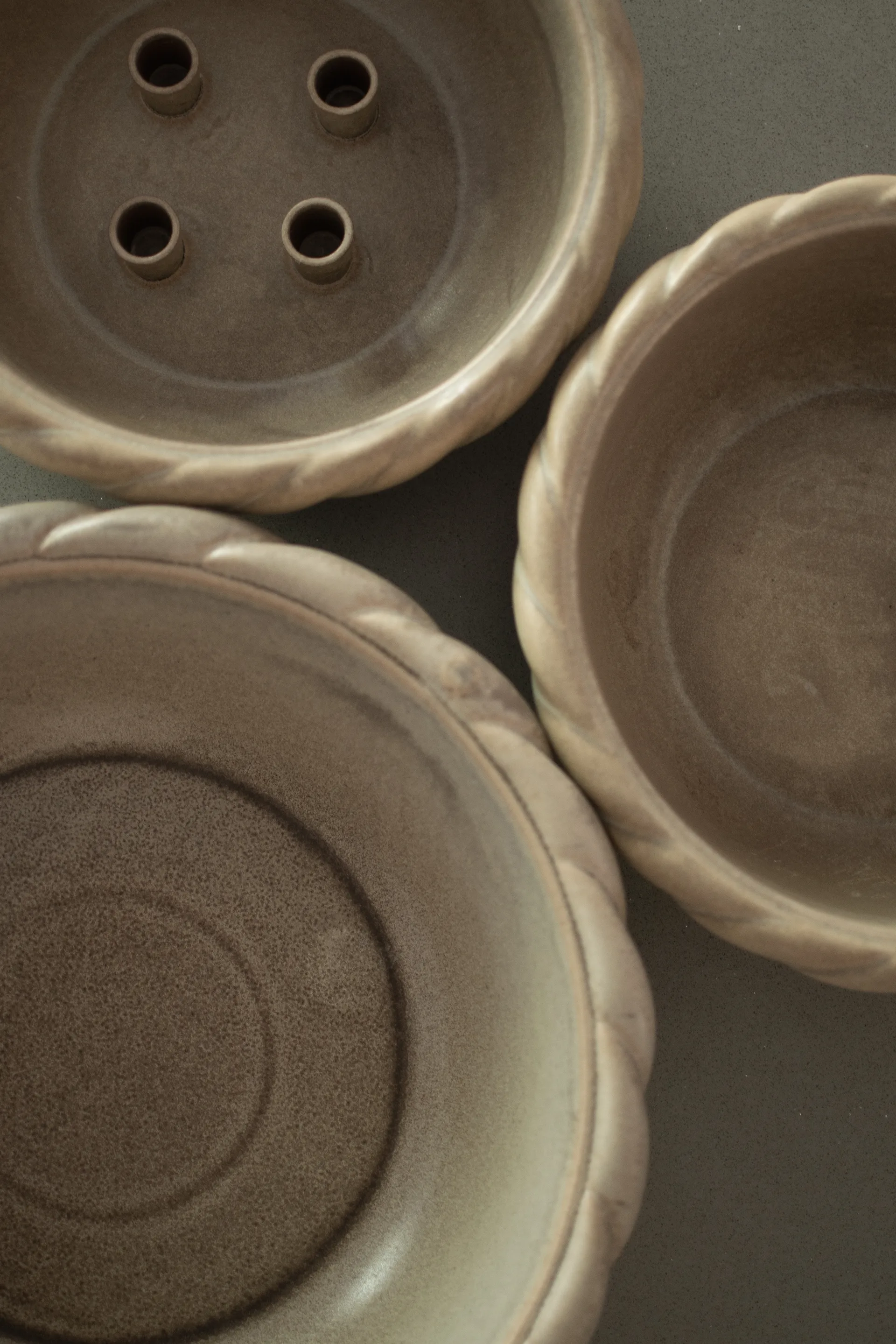 Twine plate lysestake Ø30 cm, Beige DBKD