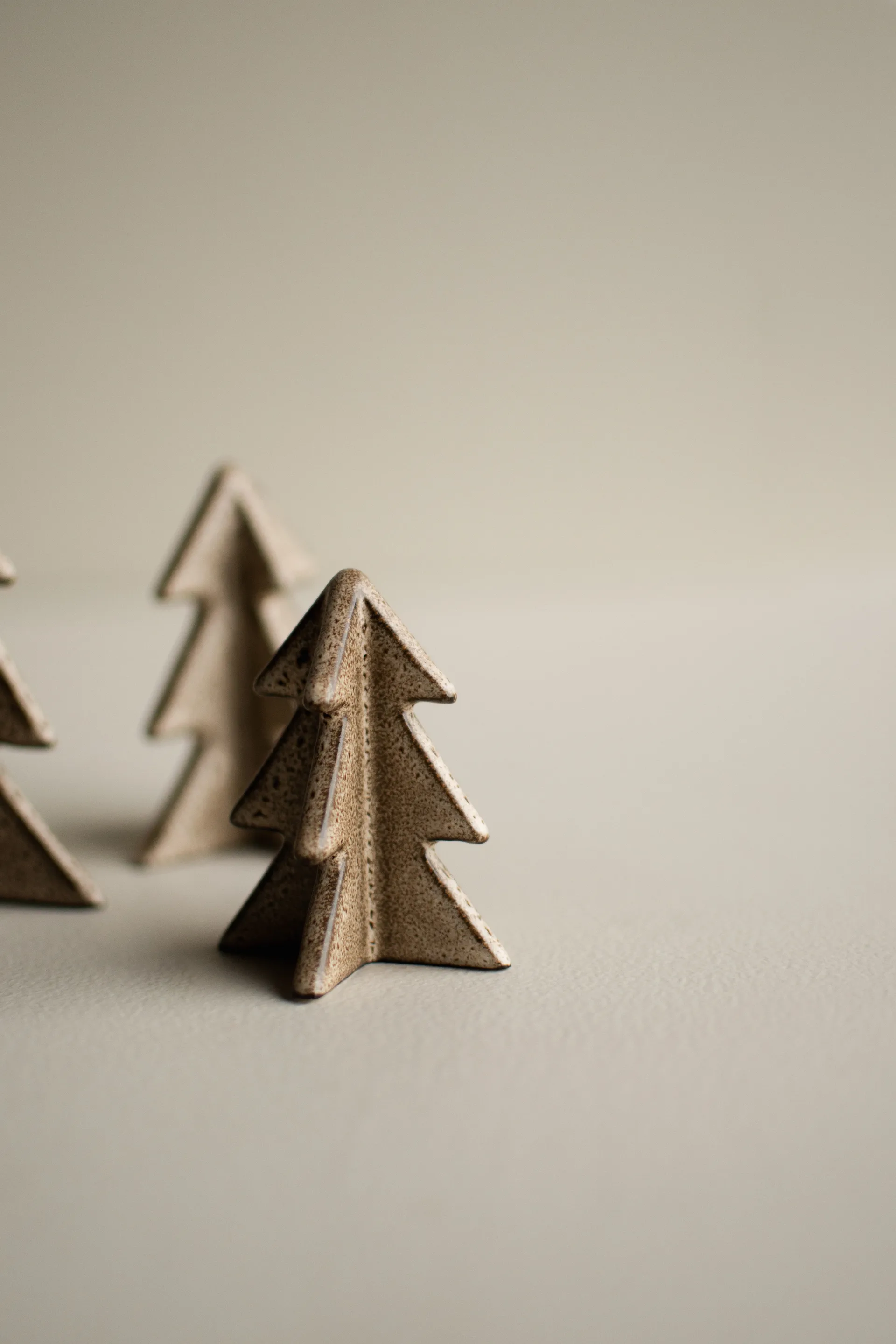 Winter tree dekorasjon, Beige, 7 cm DBKD