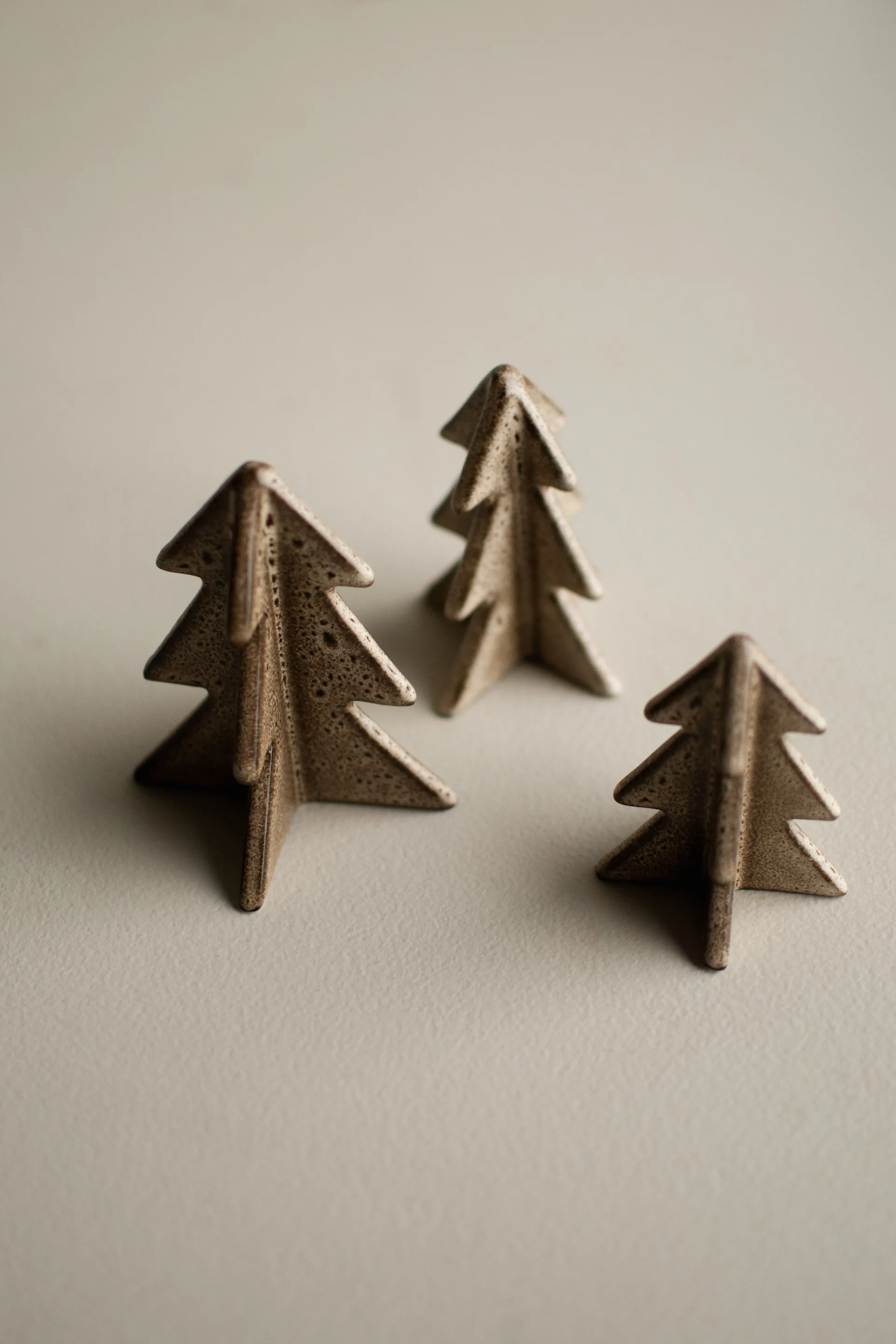 Winter tree dekorasjon, Beige, 9,5 cm DBKD