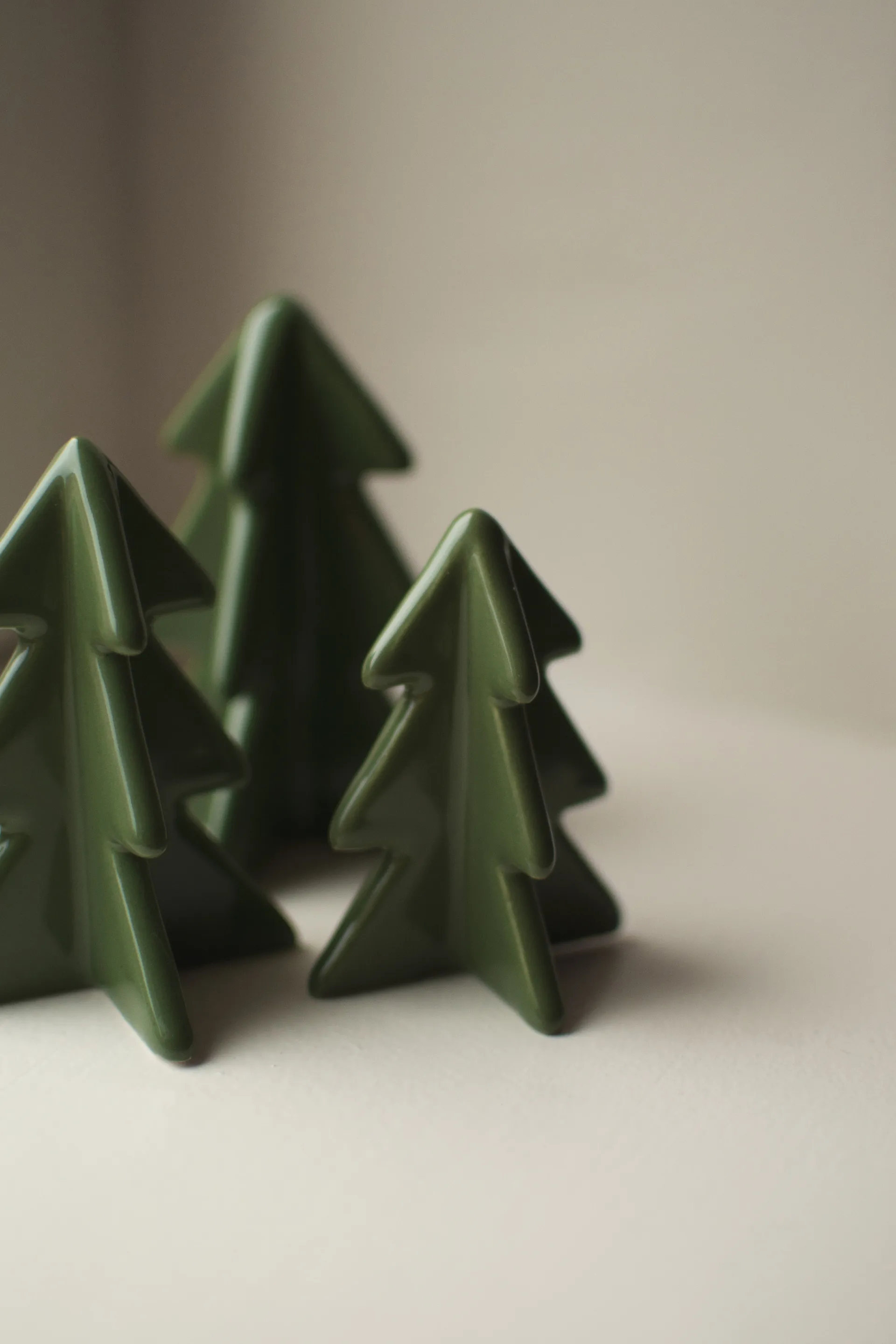 Winter tree dekorasjon, Green, 7 cm DBKD