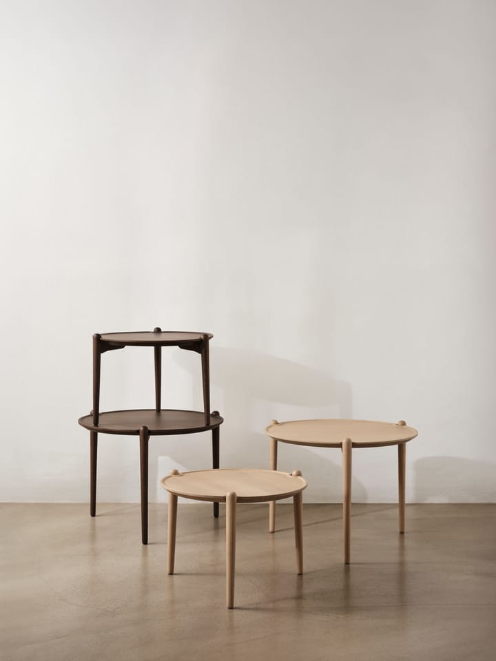 Aria salongbord lavt 37 cm, Light oak Design House Stockholm