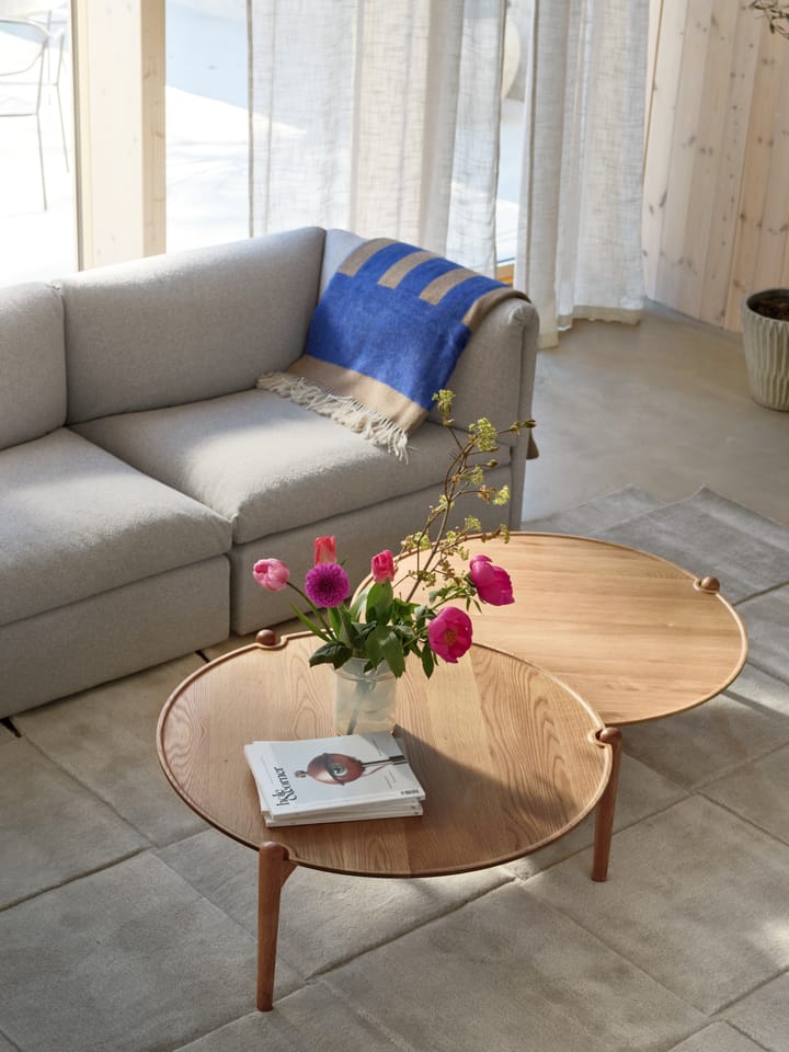 Aria sofabord Ø90 cm, Eik 30 cm Design House Stockholm