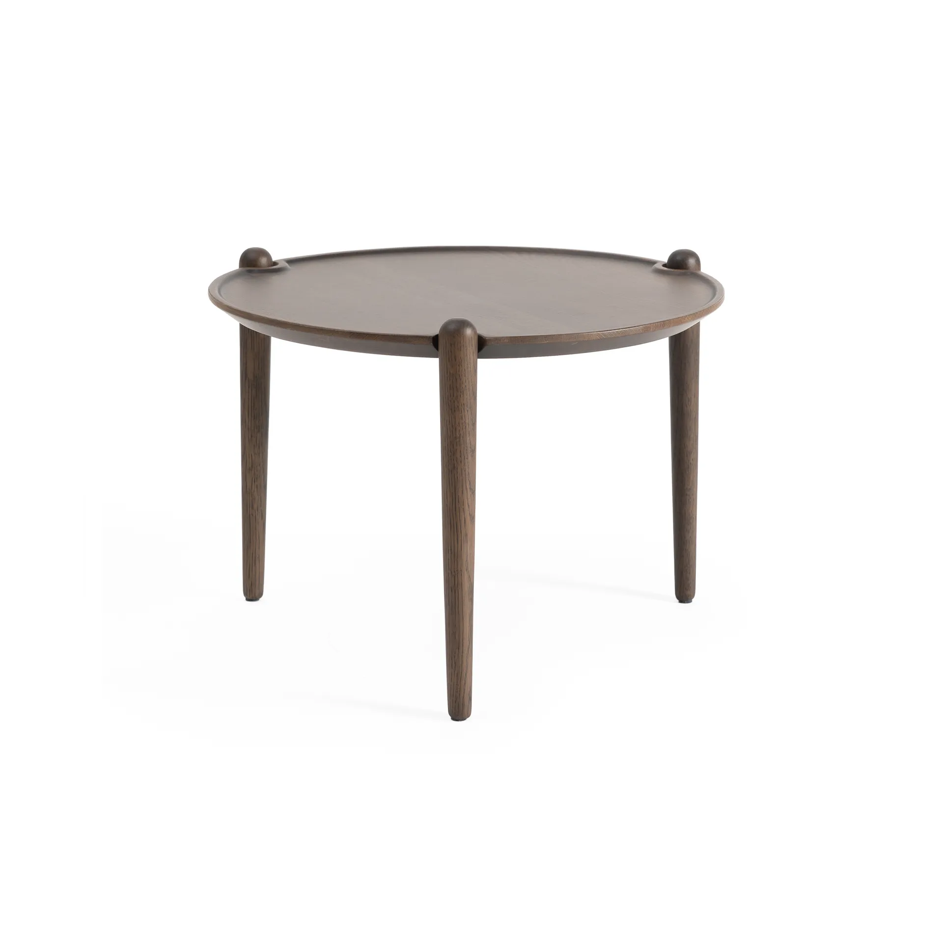 Aria sofabord, Dark oak, Ø50x37 cm Design House Stockholm