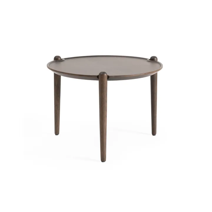 Aria sofabord - Dark oak, Ø50x37 cm - Design House Stockholm