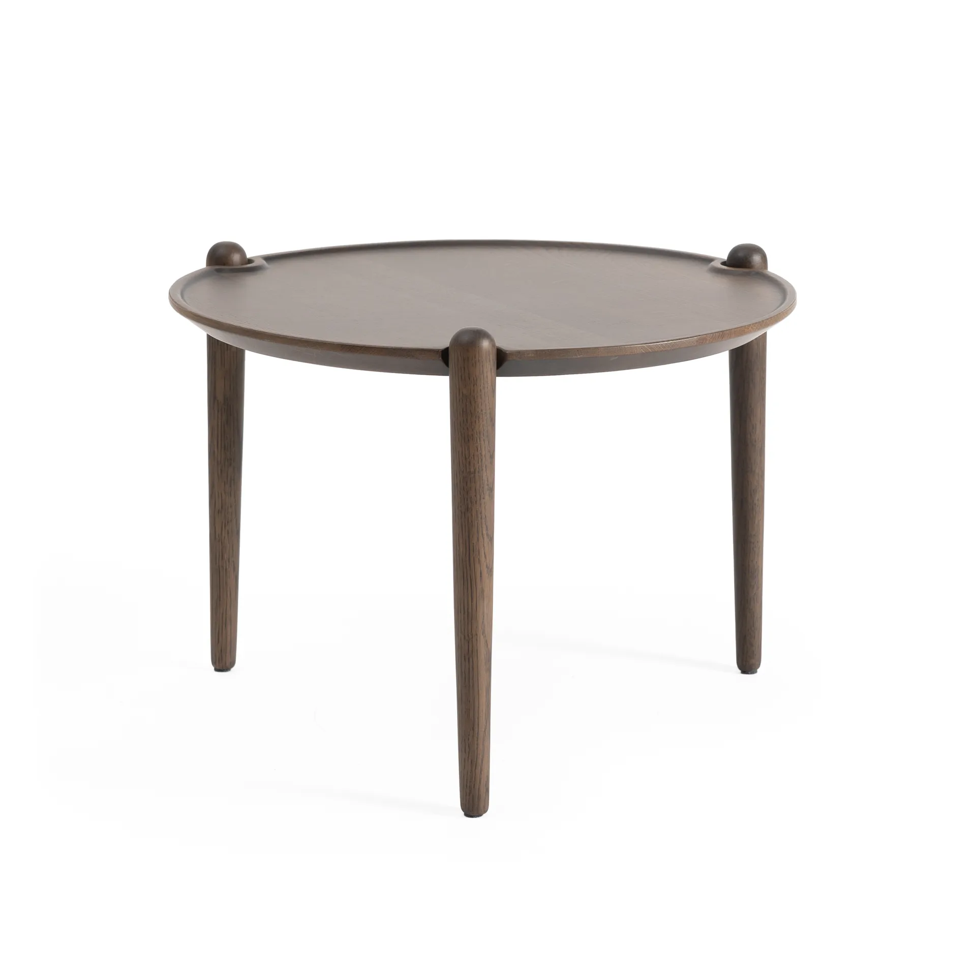 Aria sofabord, Dark oak, Ø50x37 cm Design House Stockholm