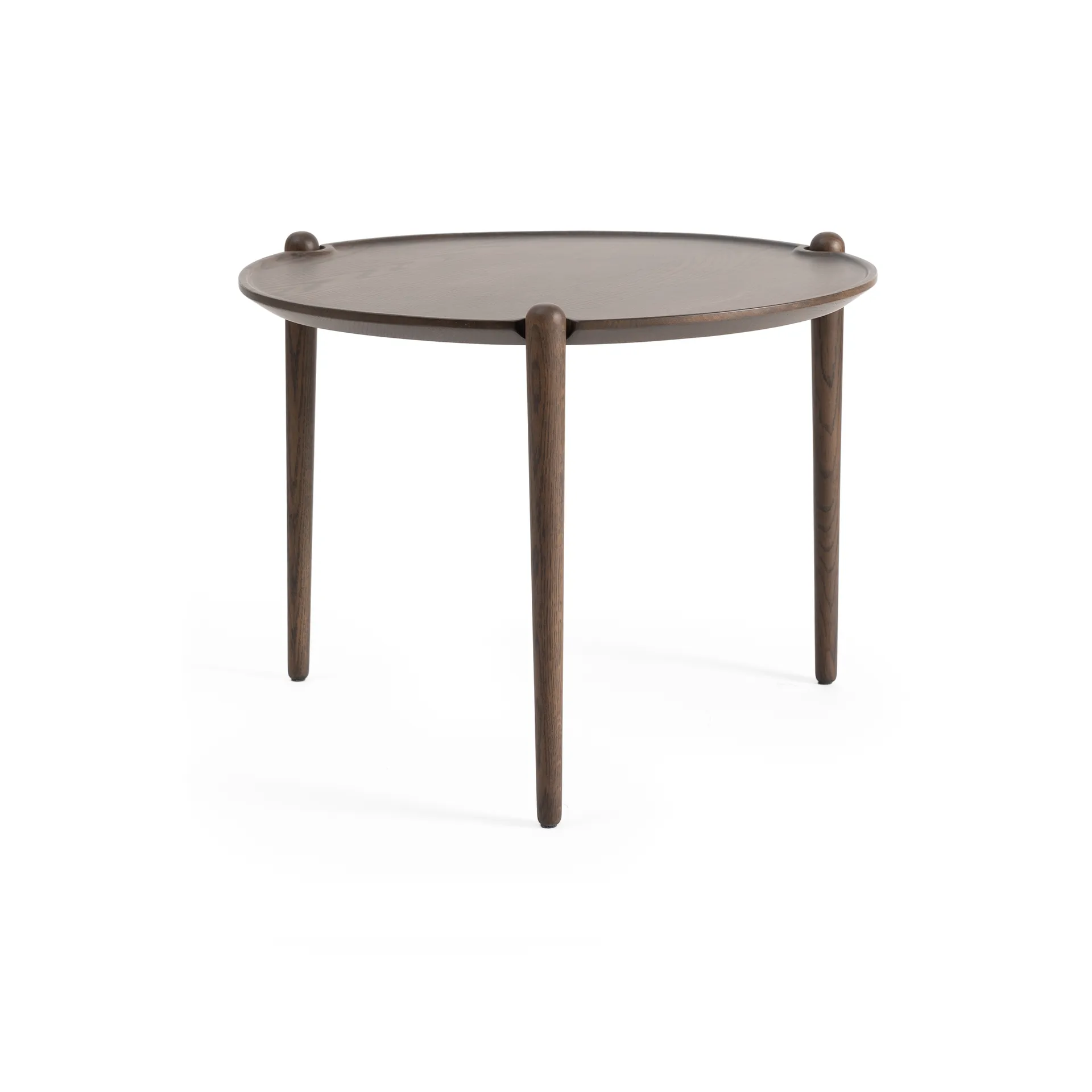 Aria sofabord, Dark oak, Ø60x46 cm Design House Stockholm