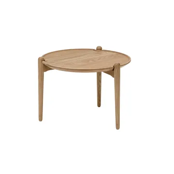 Aria sofabord - Eik, Ø50x37 cm - Design House Stockholm