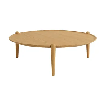 Aria sofabord - Eik, Ø90x30 cm - Design House Stockholm