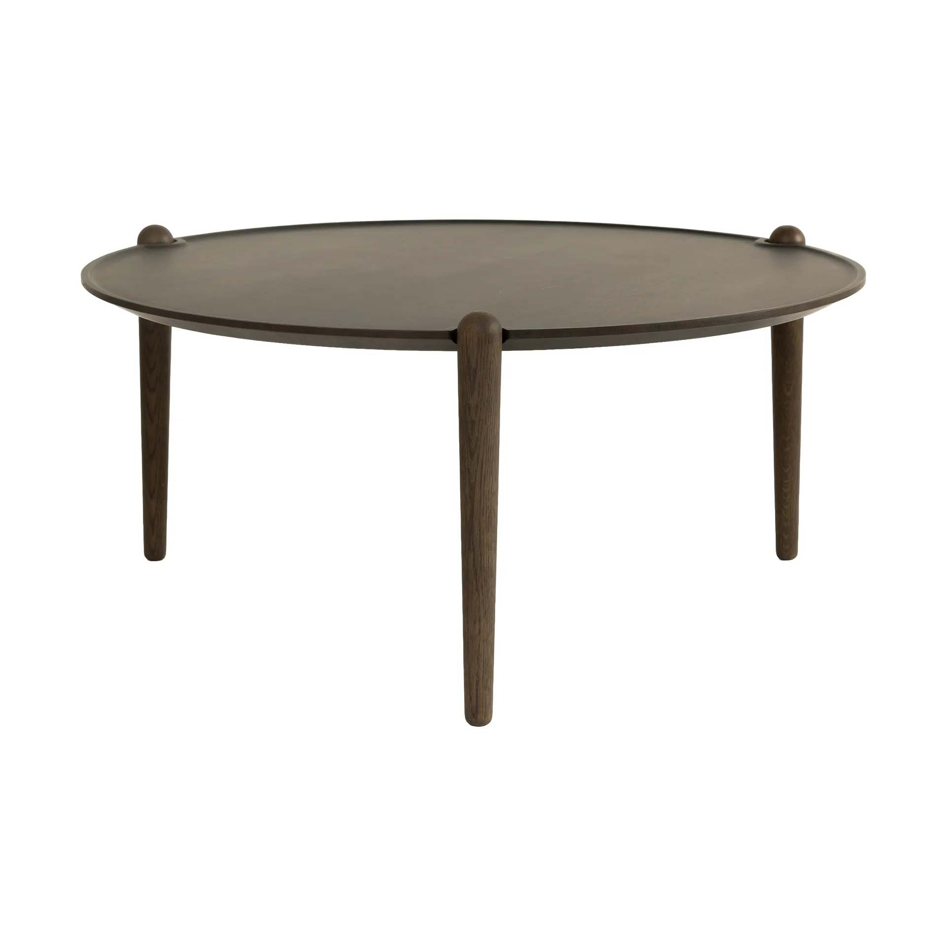 Aria sofabord, Mørk eik, Ø90x42,5 cm Design House Stockholm