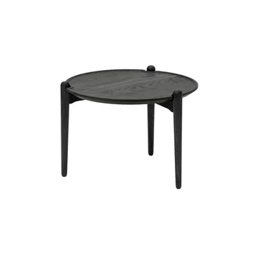 Aria sofabord - Sort eik, Ø50x37 cm - Design House Stockholm