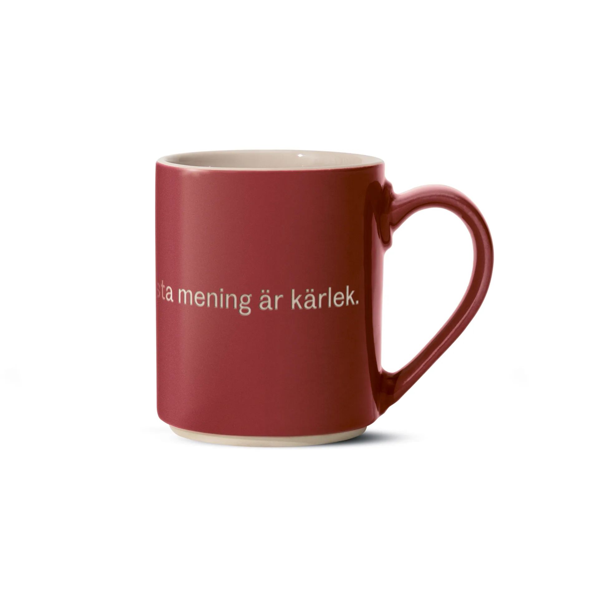 Astrid Lindgren krus, ja, jag tror att livets…, Svensk tekst Design House Stockholm