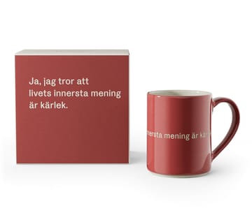 Astrid Lindgren krus, ja, jag tror att livets… - Svensk tekst - Design House Stockholm