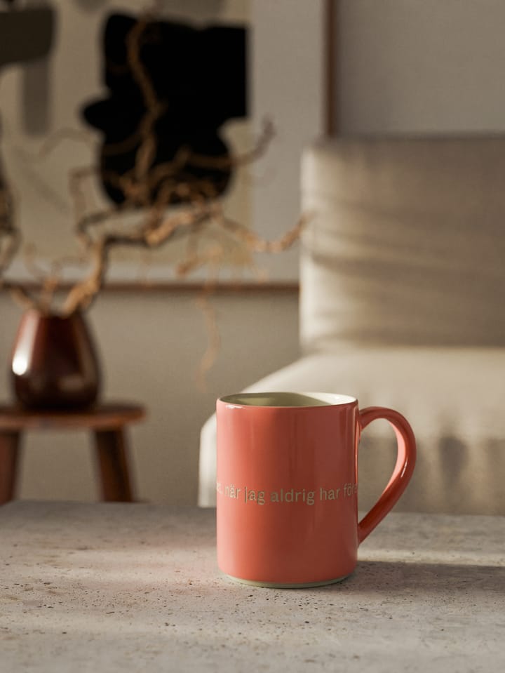 Astrid Lindgren mugg, hur ska jag kunna veta det.., Svensk tekst Design House Stockholm